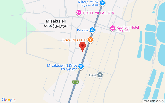 Карта расположения