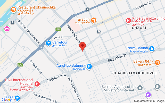 Карта расположения
