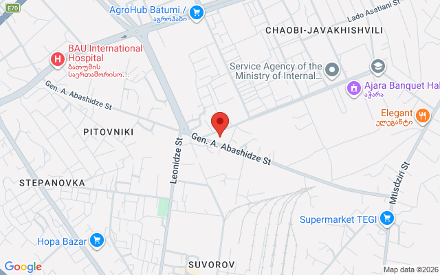 Карта расположения
