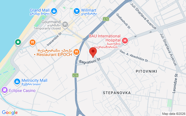 Карта расположения