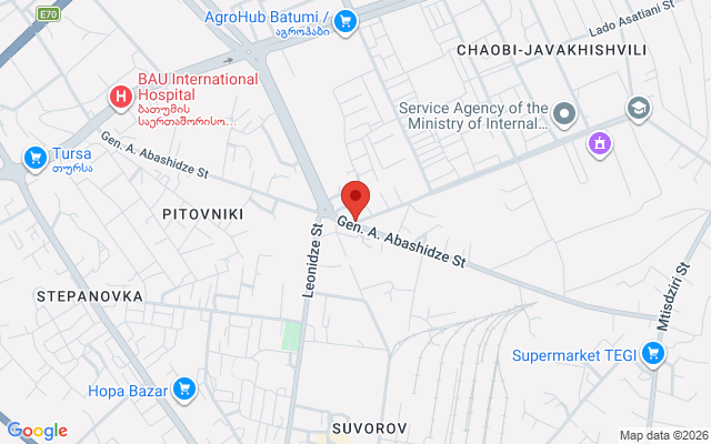 Карта расположения