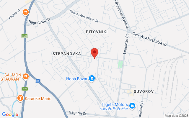 Карта расположения