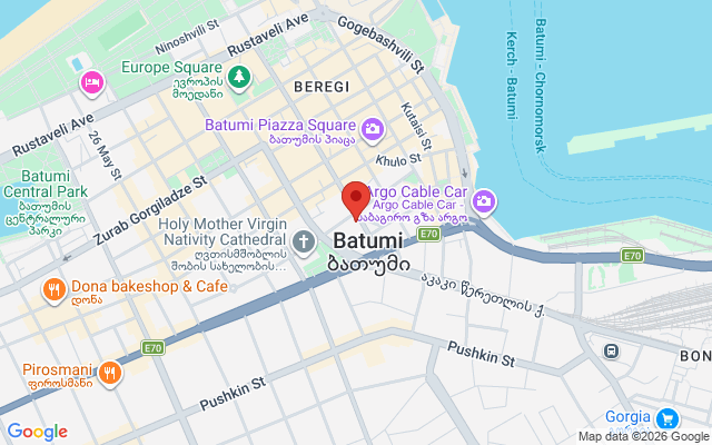 Карта расположения