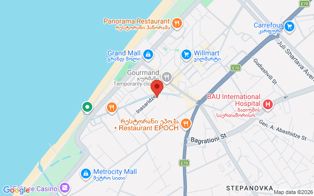 Карта расположения