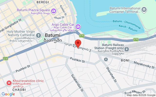 Карта расположения