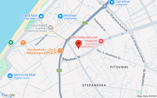 Карта расположения