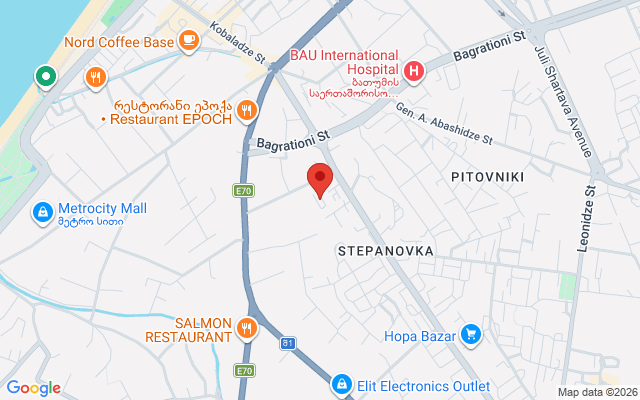 Карта расположения