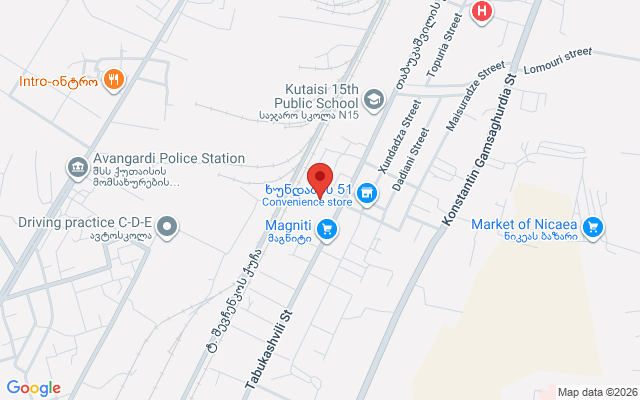 Карта расположения