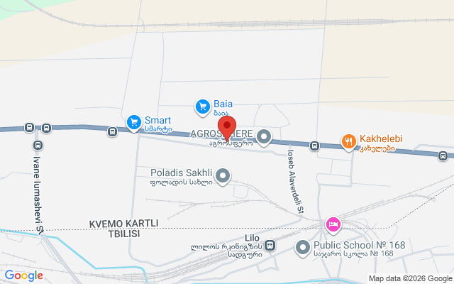 Карта расположения
