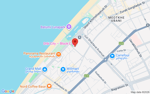 Карта расположения