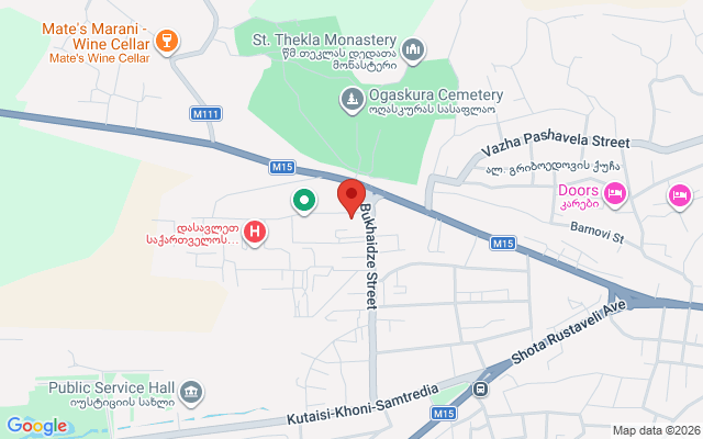 Карта расположения