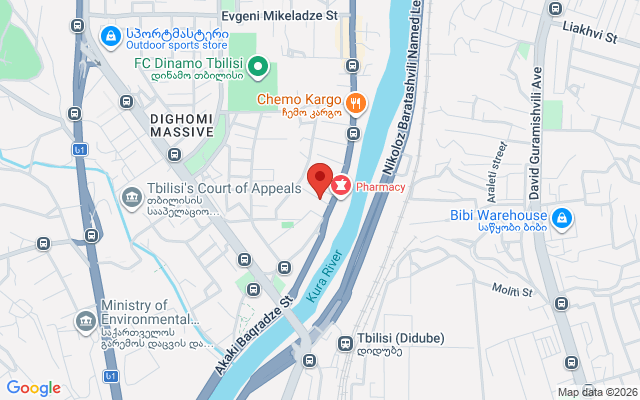 Карта расположения