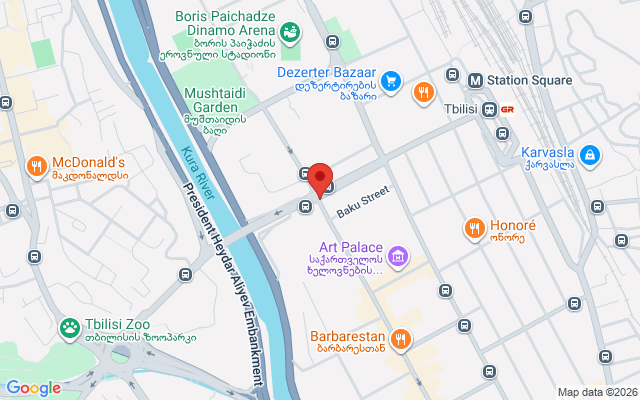 Карта расположения