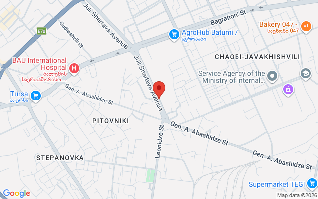 Карта расположения