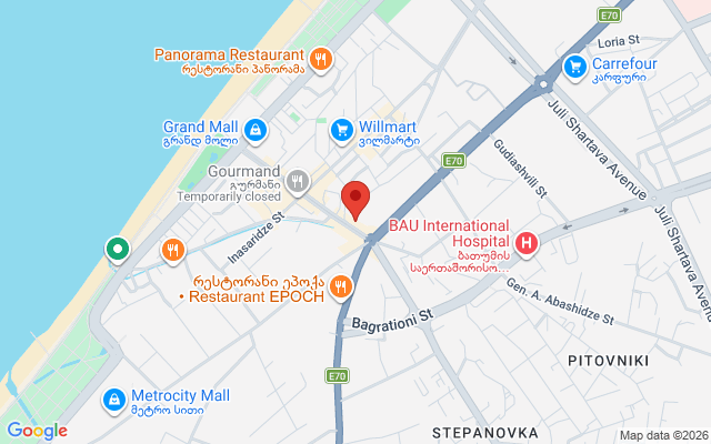 Карта расположения