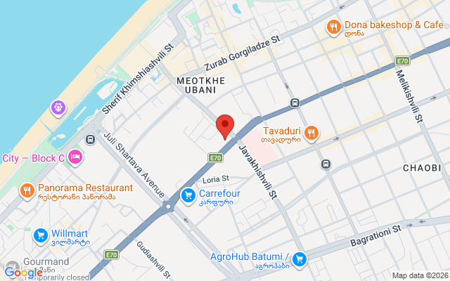 Карта расположения