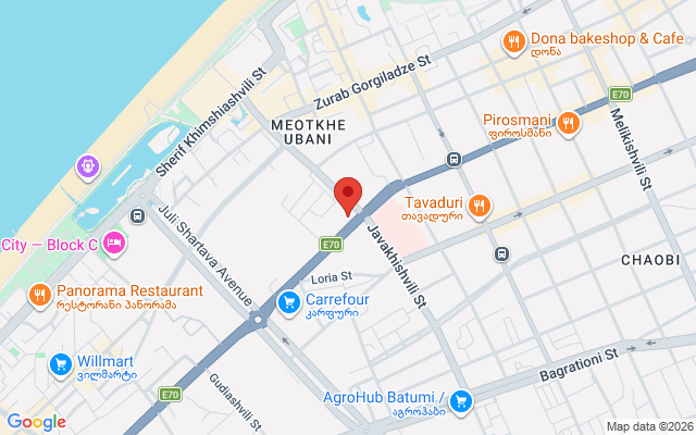 Карта расположения