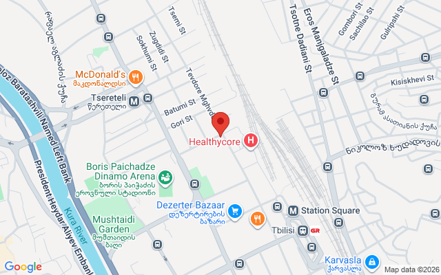 Карта расположения