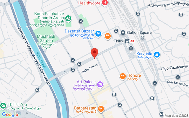 Карта расположения