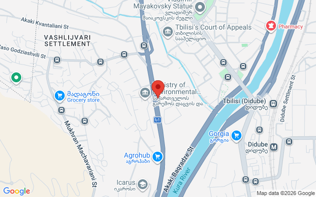 Карта расположения