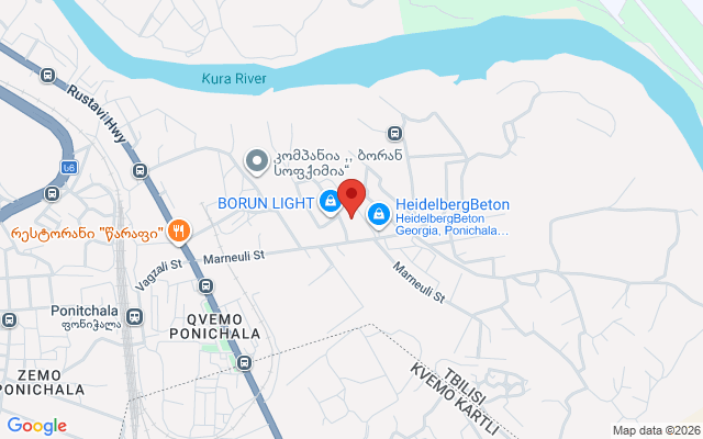 Карта расположения