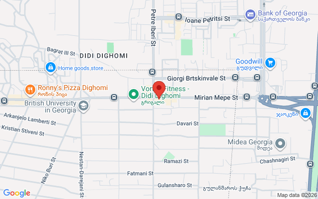 Карта расположения