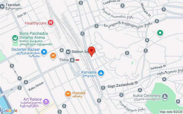 Карта расположения