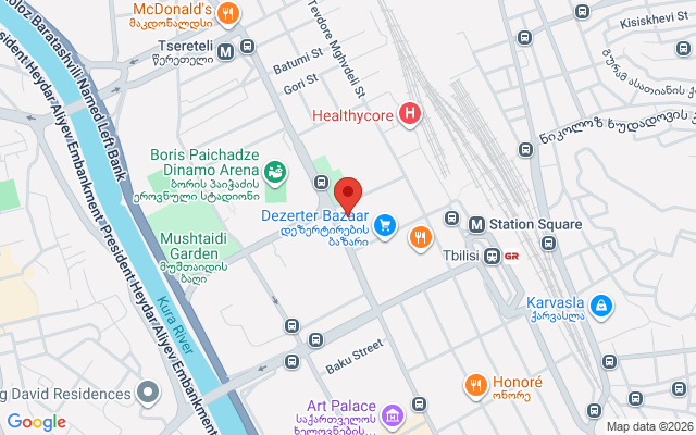 Карта расположения