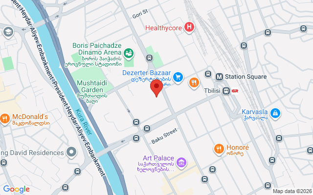 Карта расположения