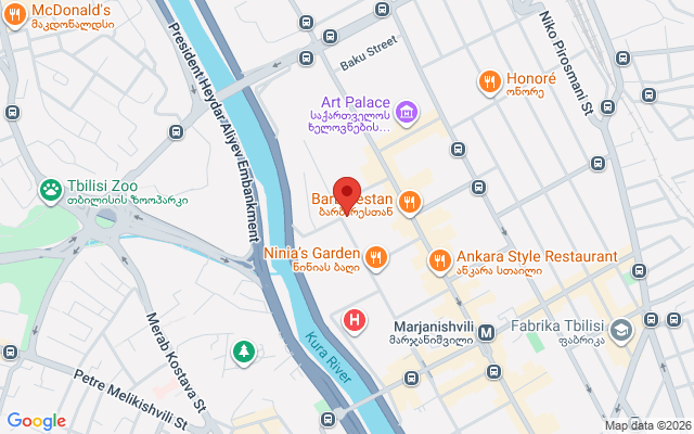 Карта расположения