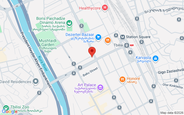 Карта расположения