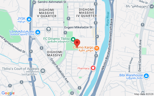 Карта расположения