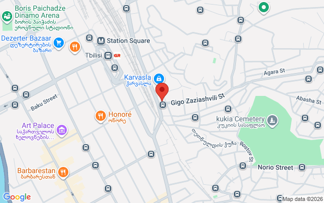 Карта расположения