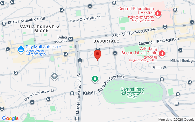 Карта расположения