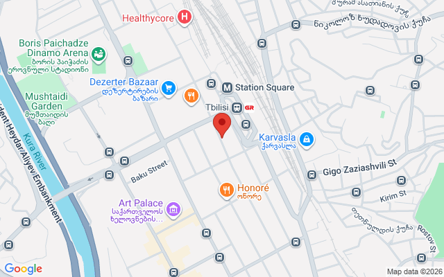 Карта расположения