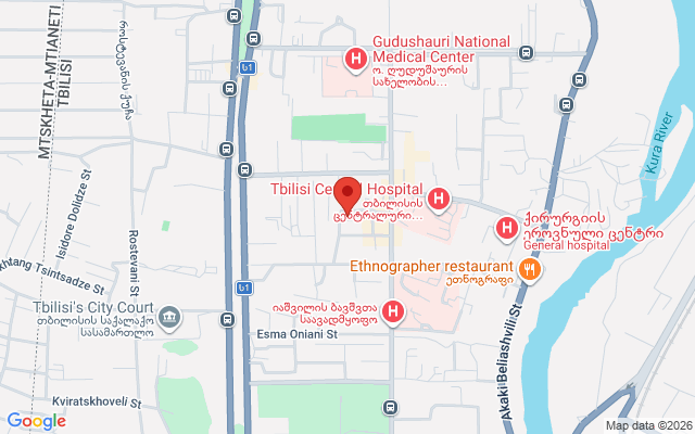 Карта расположения