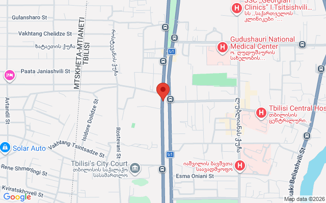 Карта расположения