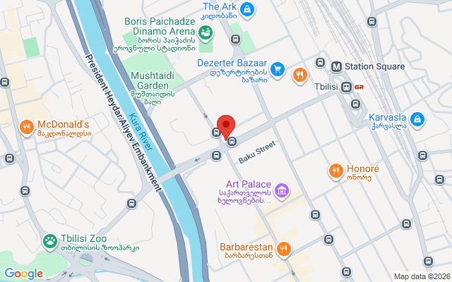 Карта расположения