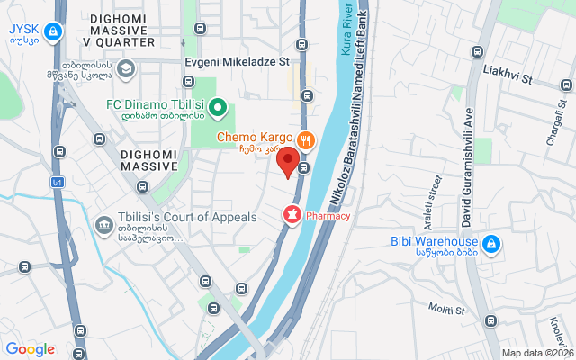 Карта расположения