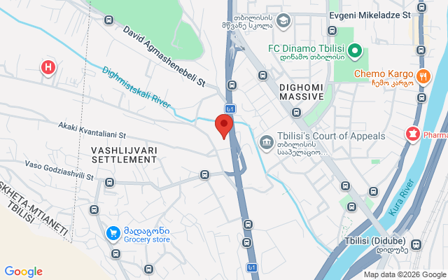 Карта расположения