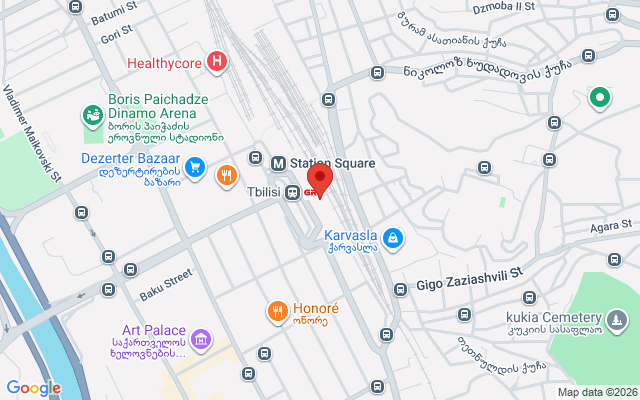 Карта расположения