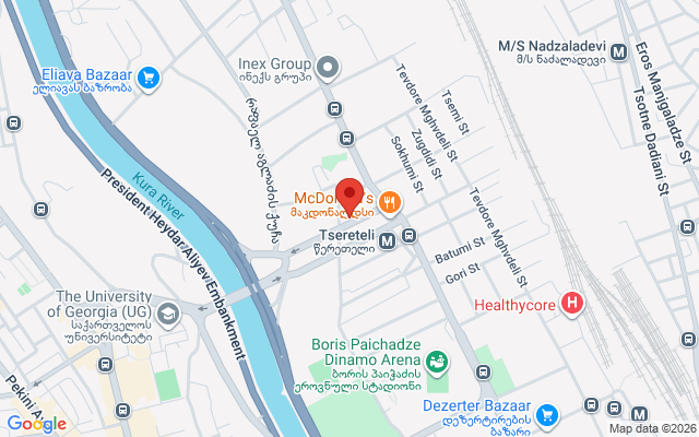 Карта расположения