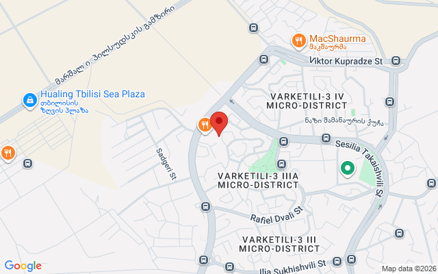 Карта расположения