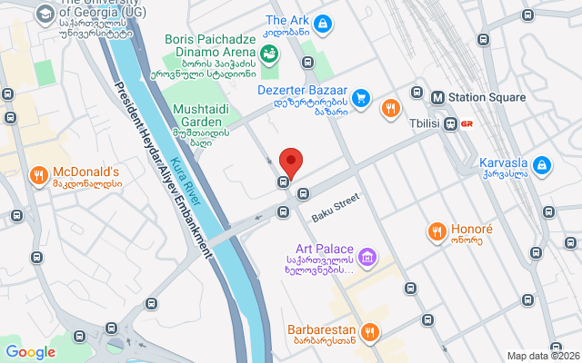 Карта расположения