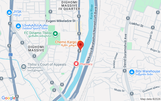Карта расположения