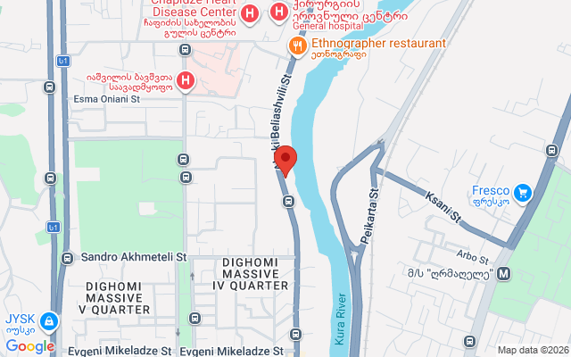 Карта расположения