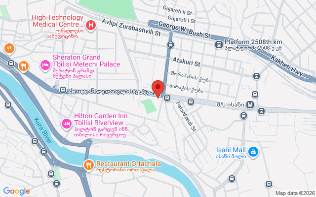 Карта расположения