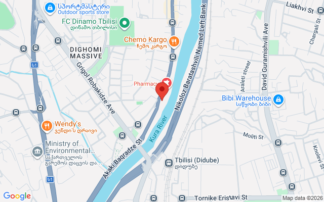 Карта расположения