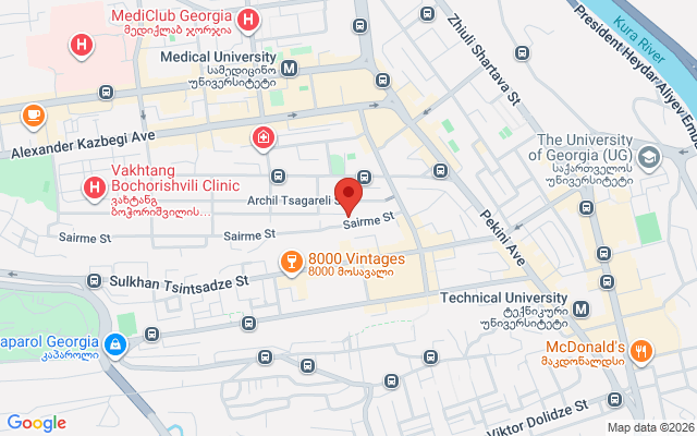 Карта расположения