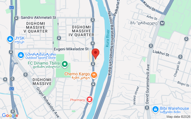 Карта расположения
